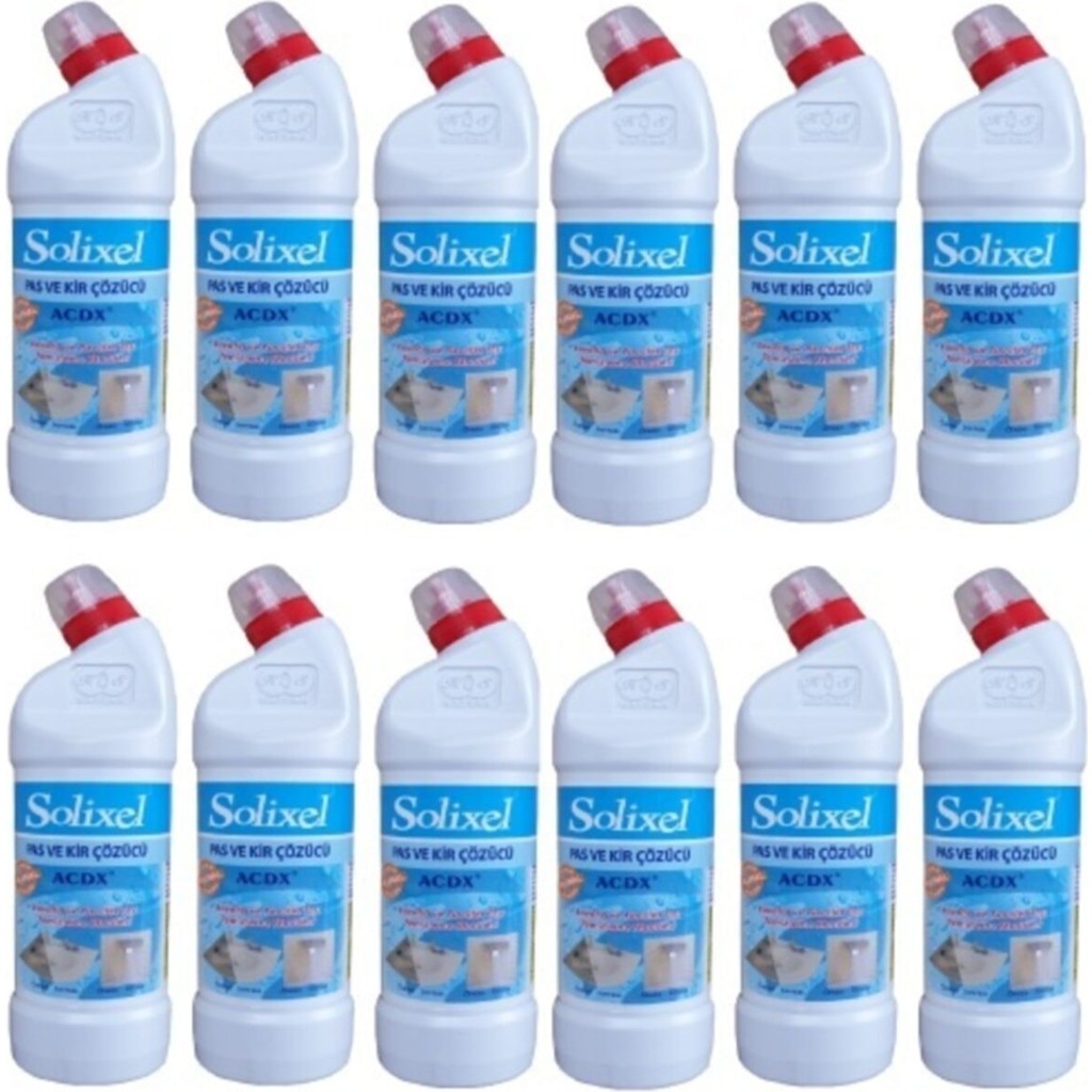 Solixel Pas ve Kir Çözücü 950 ml * 12 Adet 950 ml * 12 Adet Diğer Fiyatı