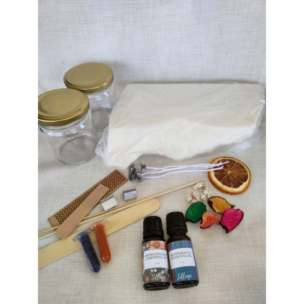 Solman %100 Natürel Soya Wax Vegan Aromaterapi Mum Yapım Seti 500GR Mum Yapım Malzemeleri - 0.5 KG Wax Dekoratif Mum Fiyatı