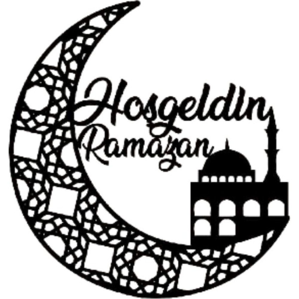 Solmaz Hoşgeldin Ramazan Yazılı Duvar Dekoru Duvar Süsü 30 cm Ev & Dekorasyon Aksesuarları Fiyatı