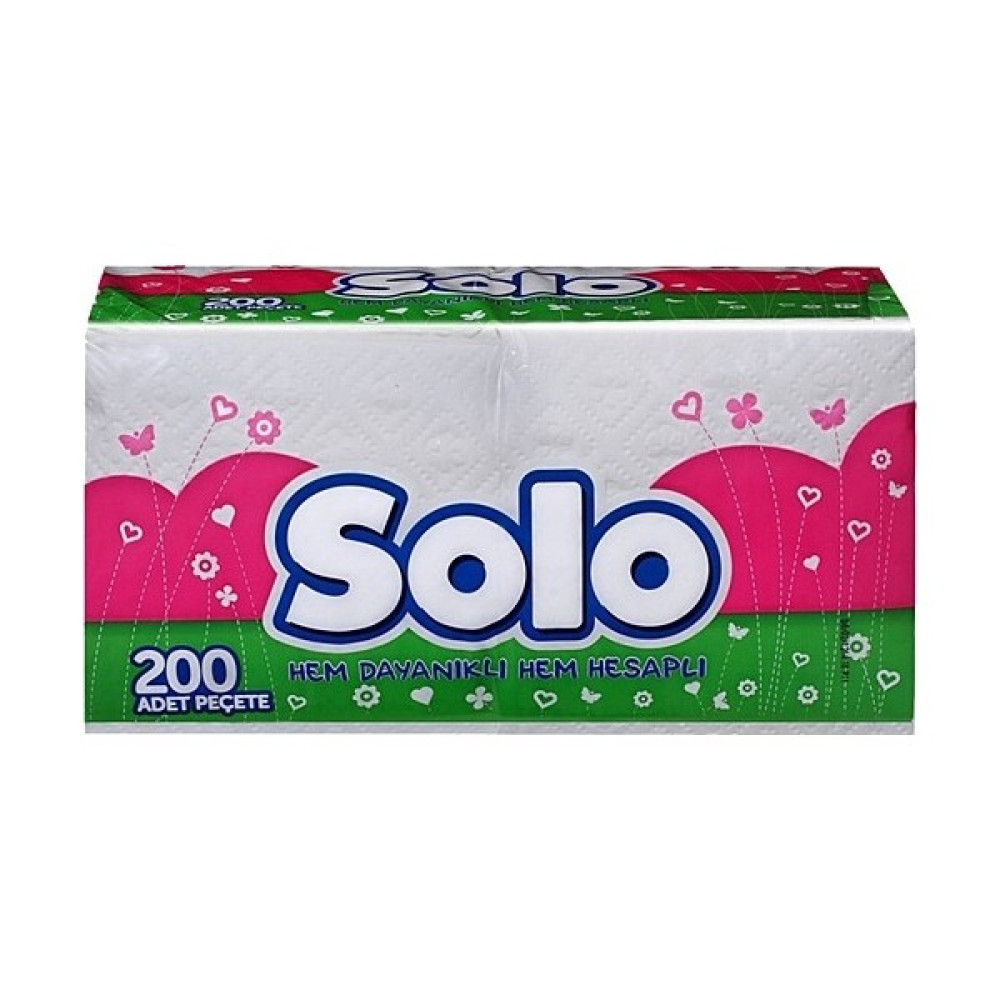 Solo 200'LÜ Peçete 10 Adet - Beyaz Oto Boyaları Fiyatı