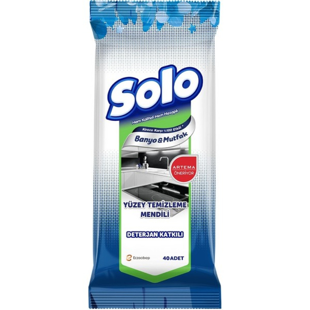 Solo 40'lı Islak Banyo Mutfak Temizlik Mendili Oto Boyaları Fiyatı