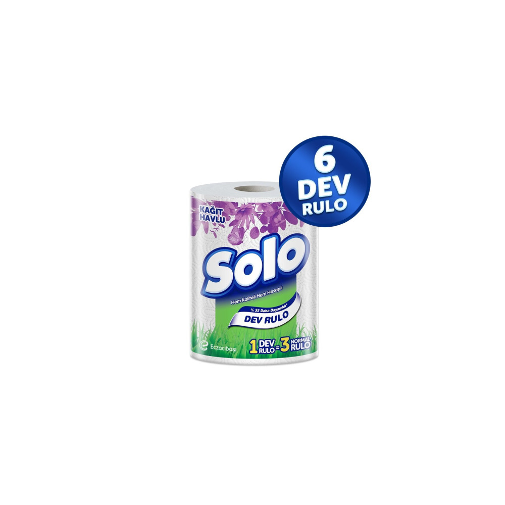 Solo Dev Rulo Kağıt Havlu 6lı Set Kağıt Havlu Fiyatı