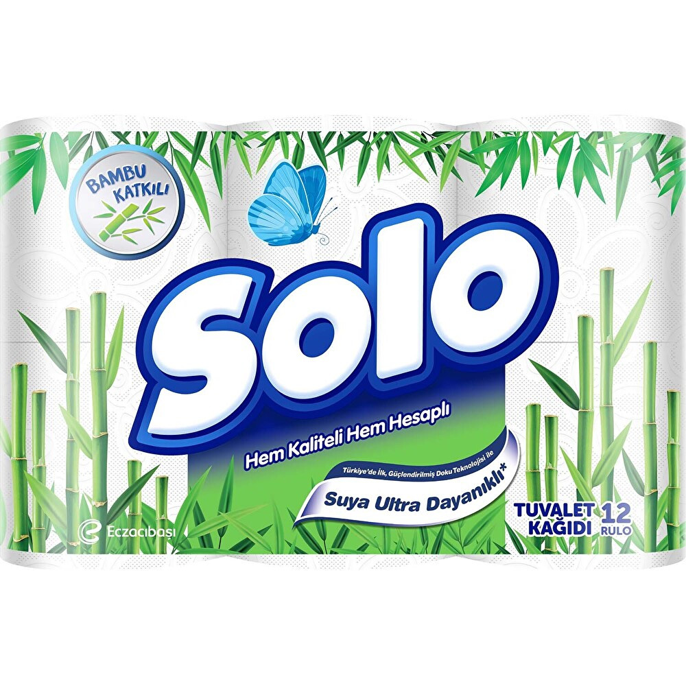 Solo Tuvalet Kağıdı Bambu 12'li Tuvalet Kağıdı Fiyatı