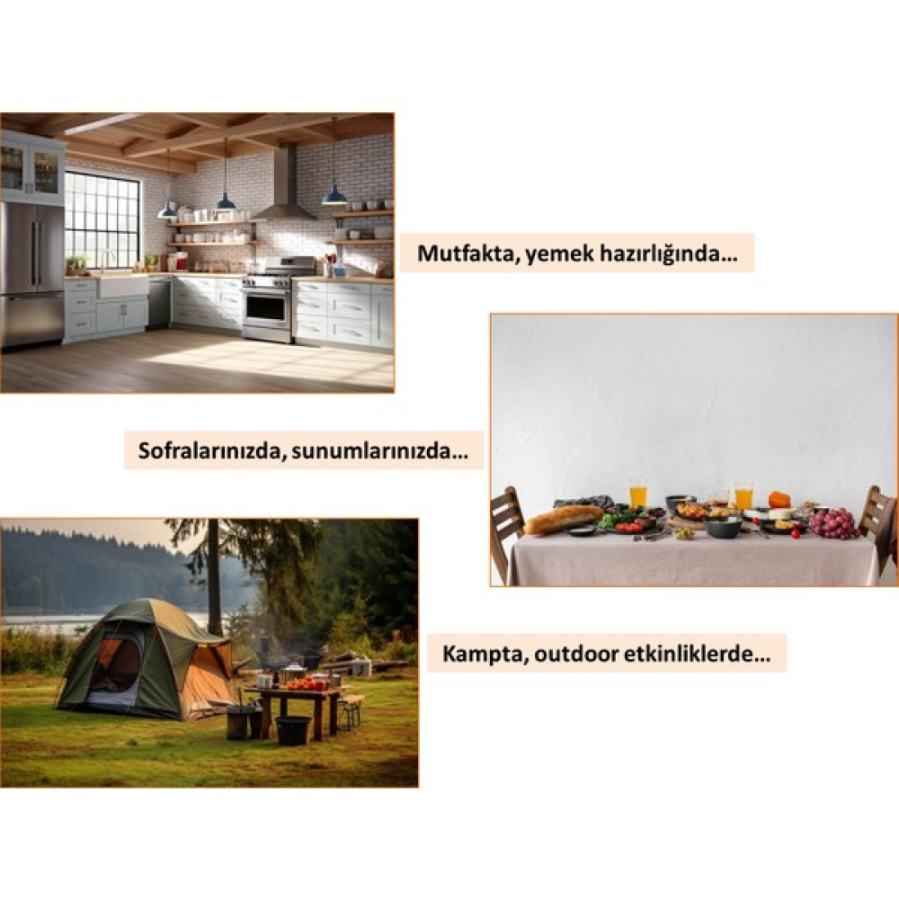 Solo Wooden Ceviz Ağacı El Yapımı Kamp Peynir Sunum Servis Ahşap Kesme Tahtası Su Dalgası Açık Model - Açık Kahverengi Kesme Tahtaları / Kesim Tablaları Fiyatı