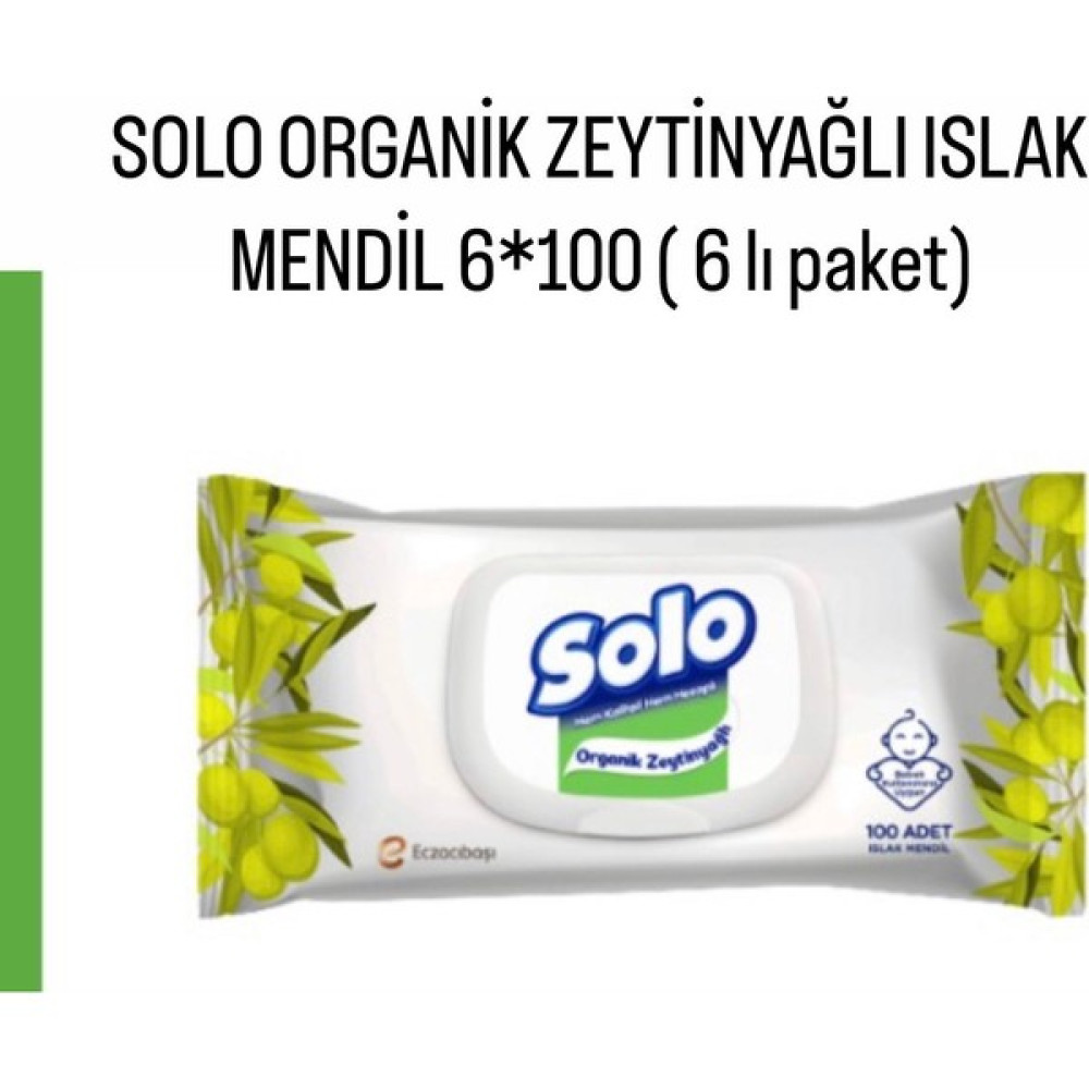 Solo Zeytinyağlı Islak Mendil 100'lü (6 Paket) Oto Boyaları Fiyatı