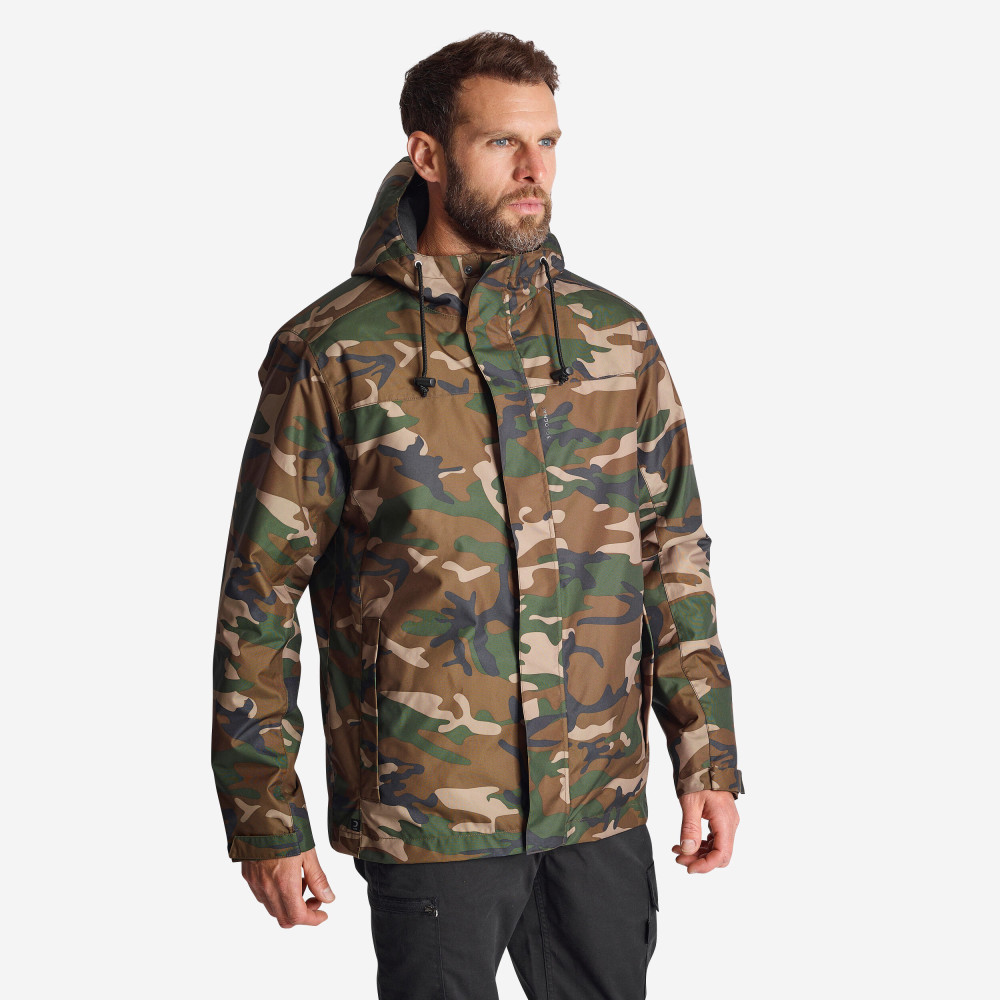 Solognac Erkek Kamuflaj Su Geçirmez Kışlık Mont -10 °C - Avcılık Ve Doğa Gözlemi - 100 Mont (Outdoor) Fiyatı