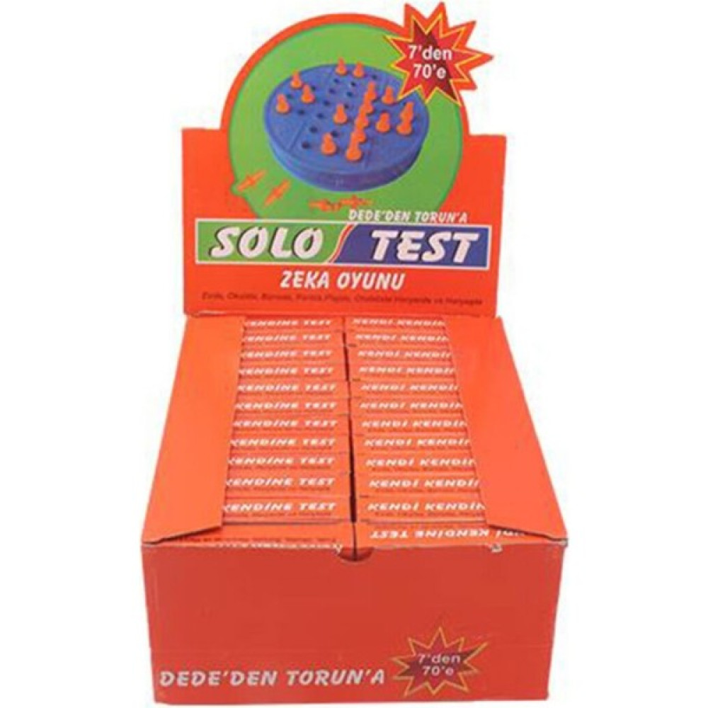 Solotest Solo Test Zeka Oyunu ( 1 Kutu 24 Adet ) Bilgin Misin, Beyinsiz Mi? Dede Den Toruna Nostalj - Renkli Eğitici Oyuncak Fiyatı