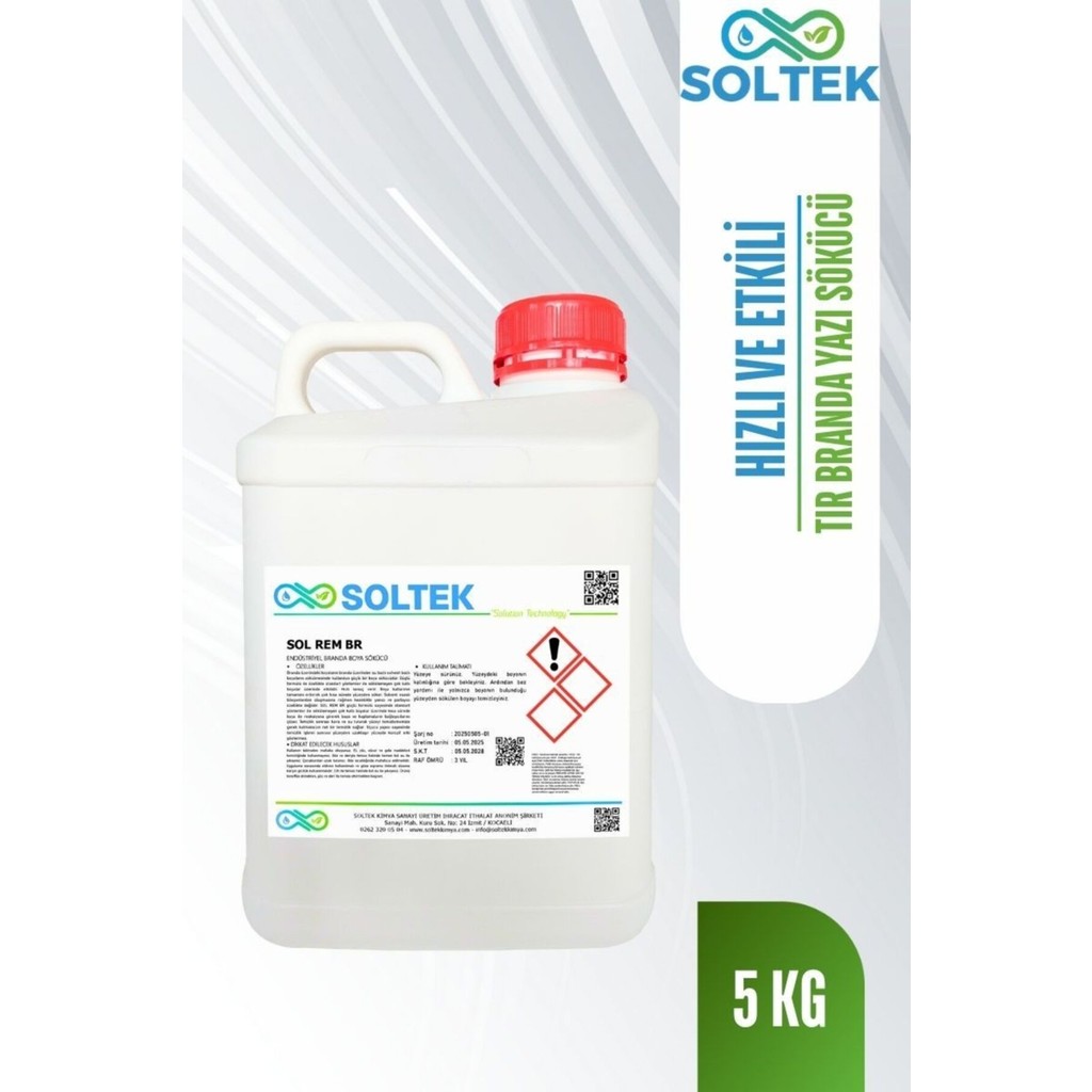 Soltek Kimya En Güçlü Tır Branda Boya Sökücü 5kg Diğer Fiyatı