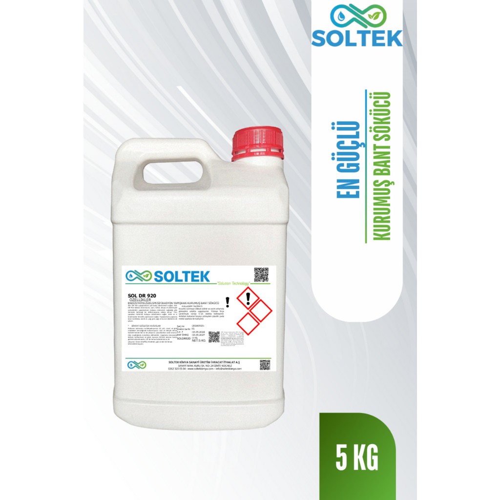 Soltek Kimya Solvex Dr 920 Kurumuş Bant ve Folyo Sökücü-5 kg Diğer Fiyatı