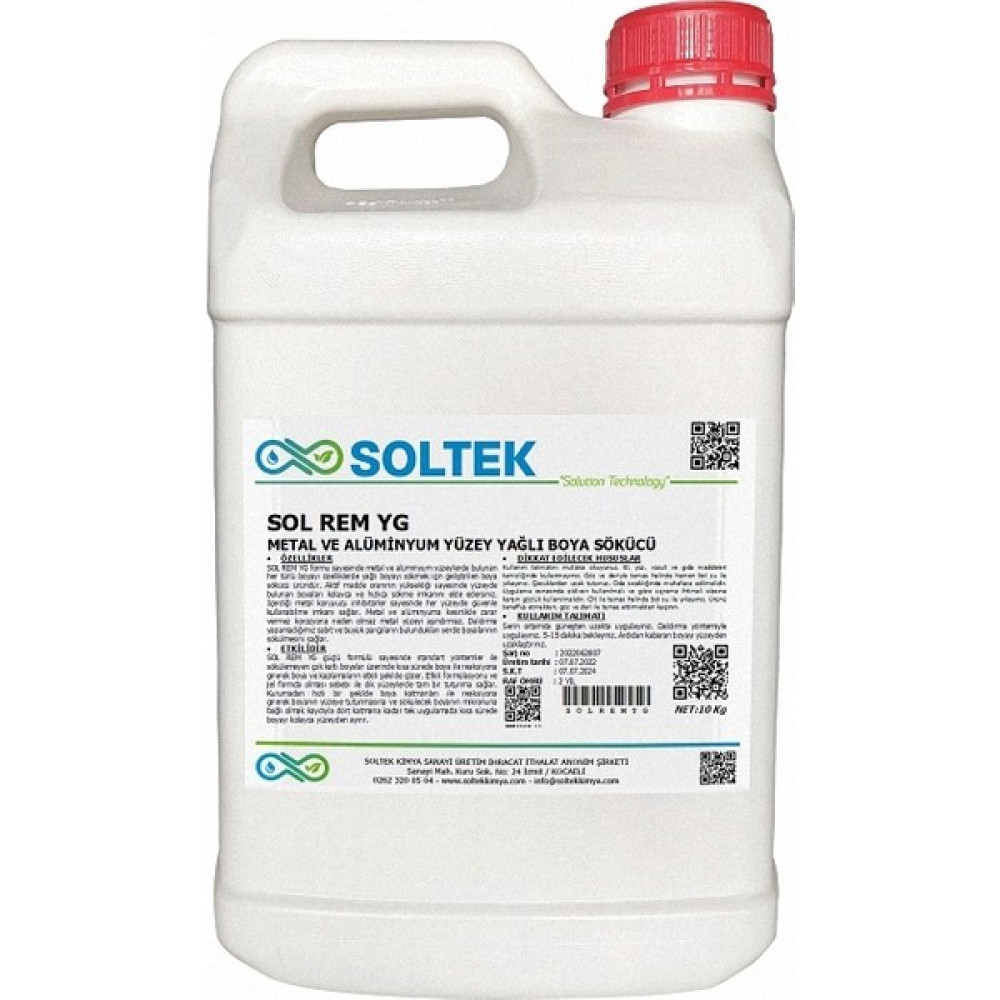 Soltek Kimya Yağlı Boya Sökücü - Sol Rem Yg 10 kg Boya Malzemeleri Fiyatı