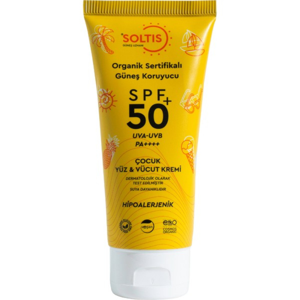 Soltis % 100 Mineral Çocuk Güneş Kremi SPF50+ Pa++++, 100 ml Güneş Kremleri ve Losyonları Fiyatı