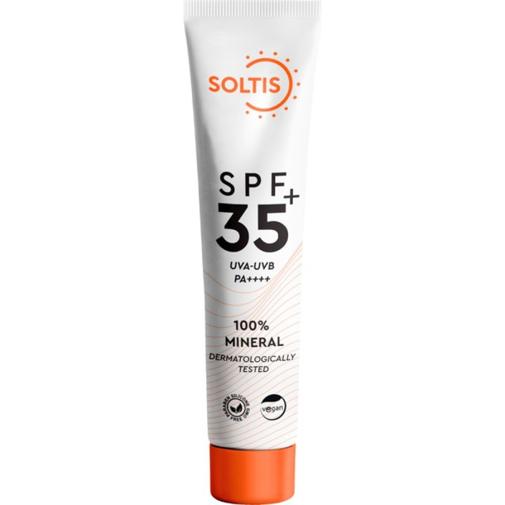 Soltis % 100 Mineral Güneş Koruyucu Krem SPF35+ PA++++, 50 ml Güneş Kremleri ve Losyonları Fiyatı