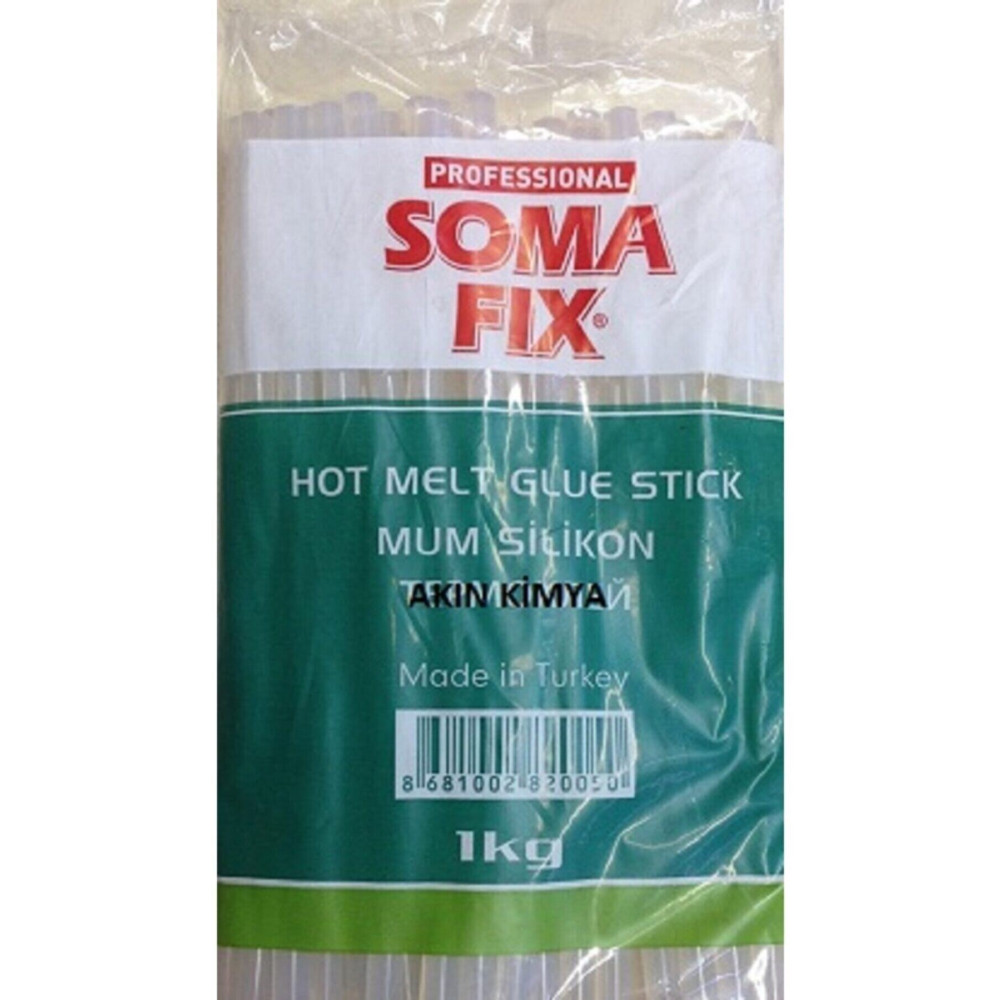 Somafix 1 kg 11.3x300 Mm Kalın Somafıx Mum Silikon Çubuk Sıcak Şeffaf Silikon Fiyatı