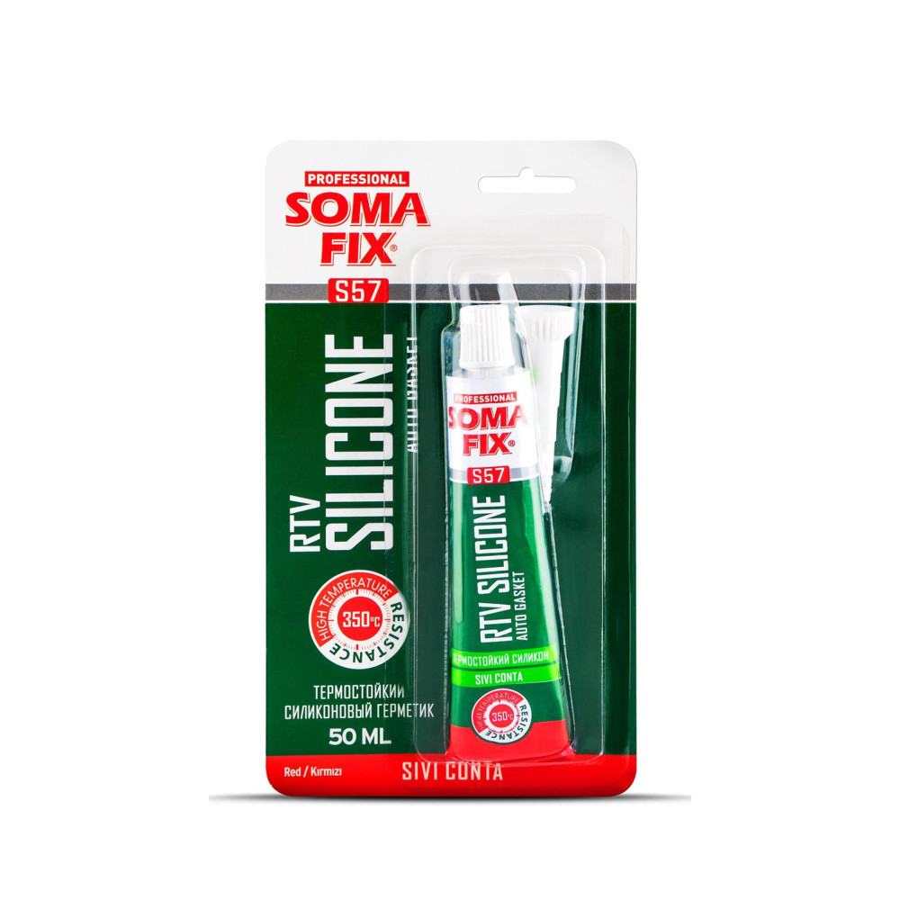 Somafix Kırmızı 50 Ml RTV Tüp Silikon (SOMAFIX.S57) Oto, Bahçe, Yapı Market Fiyatı