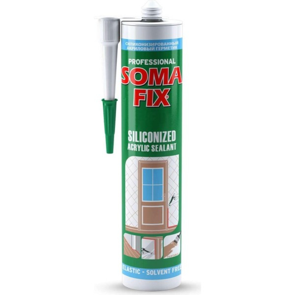 Somafix S122 310 ml Siyah Akrilik Silikonize Mastik Oto Boyaları Fiyatı