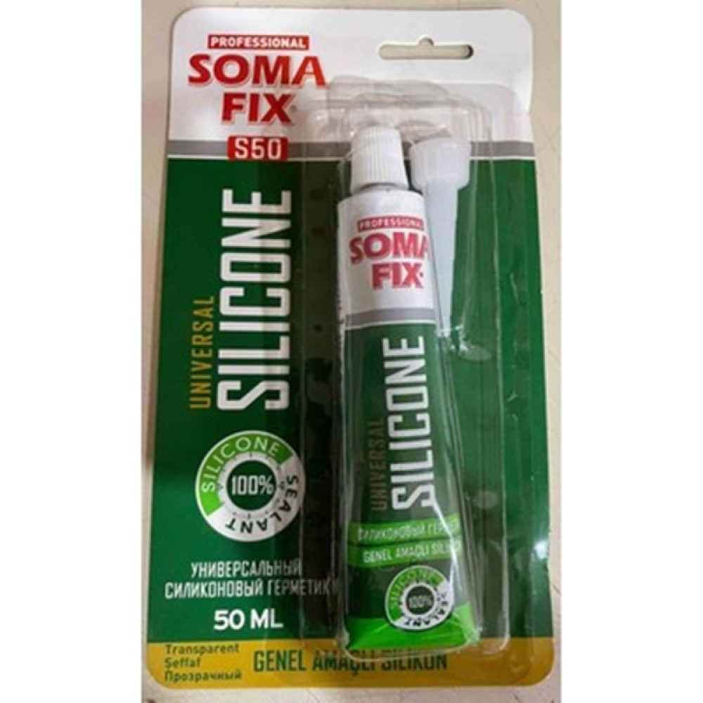 Somafix S50 Genel Amaçlı Silikon 50 ml - Şeffaf Oto Boyaları Fiyatı
