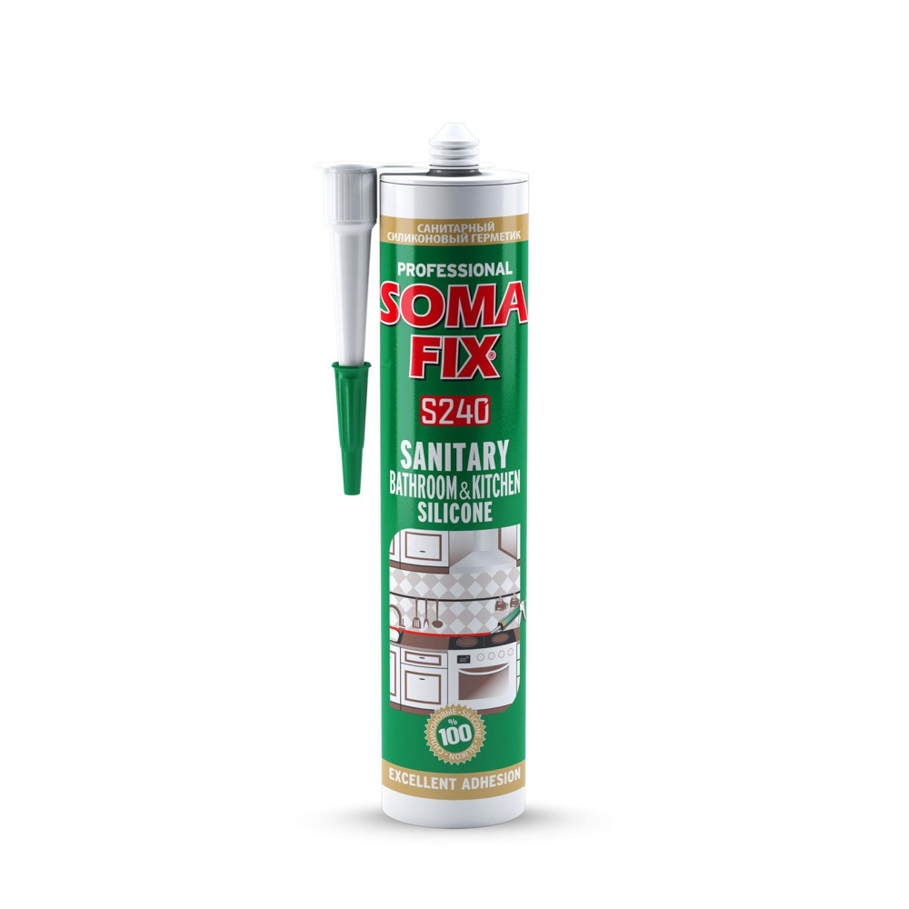Somafix Şeffaf 280 Ml Banyo Mutfak Silikonu (SOMAFIX.S240) Oto, Bahçe, Yapı Market Fiyatı