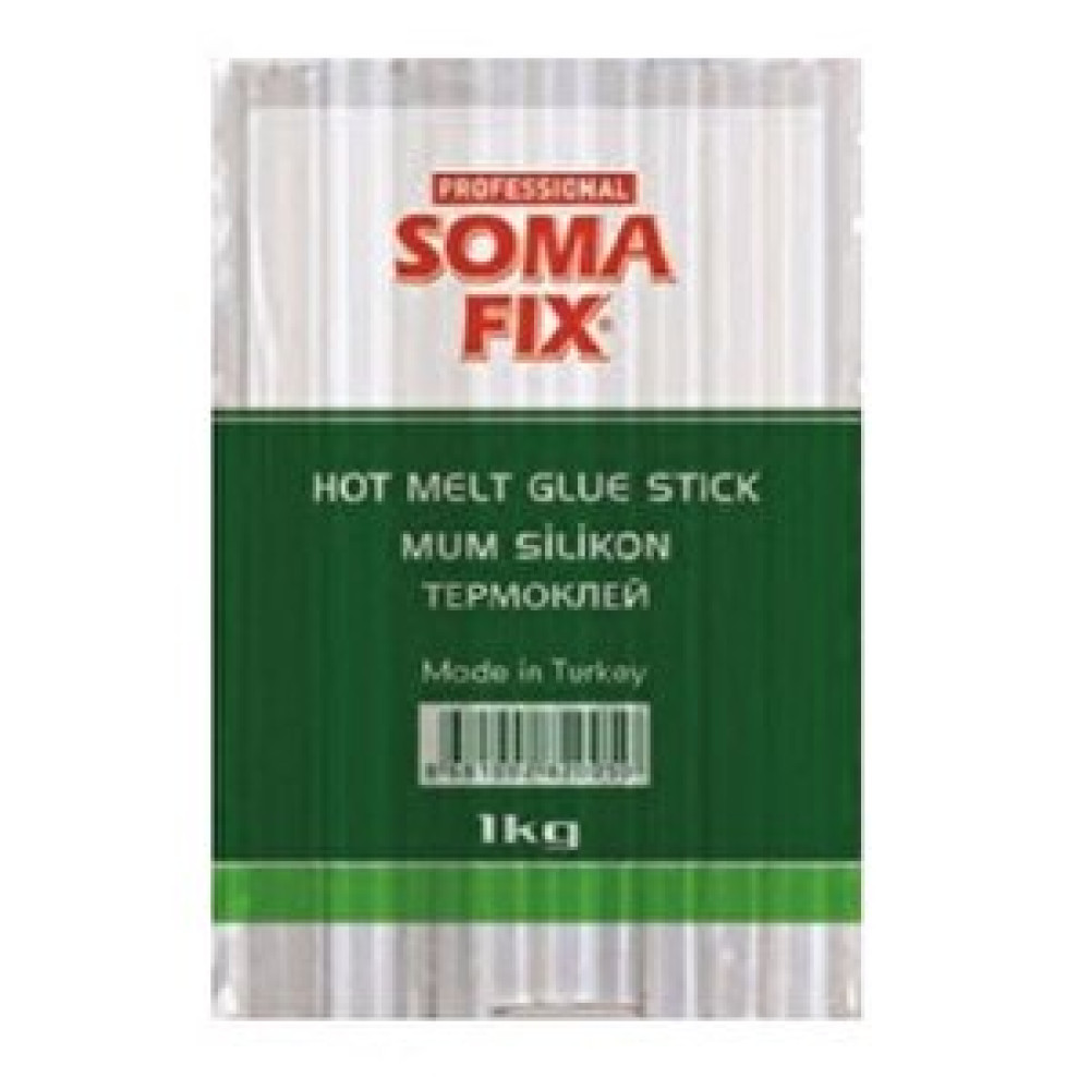 Somafix Şeffaf Kalın Mum Silikon 11.3x300 Mm 1 Kg Kalın Silikon Fiyatı
