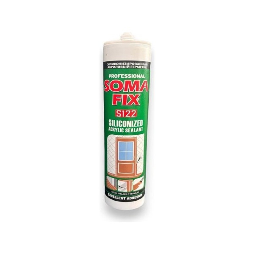 Somafix Siyah 500 gr / 310 ml Akrilik Mastik (SOMAFIX.S122) Siyah Oto Boyaları Fiyatı