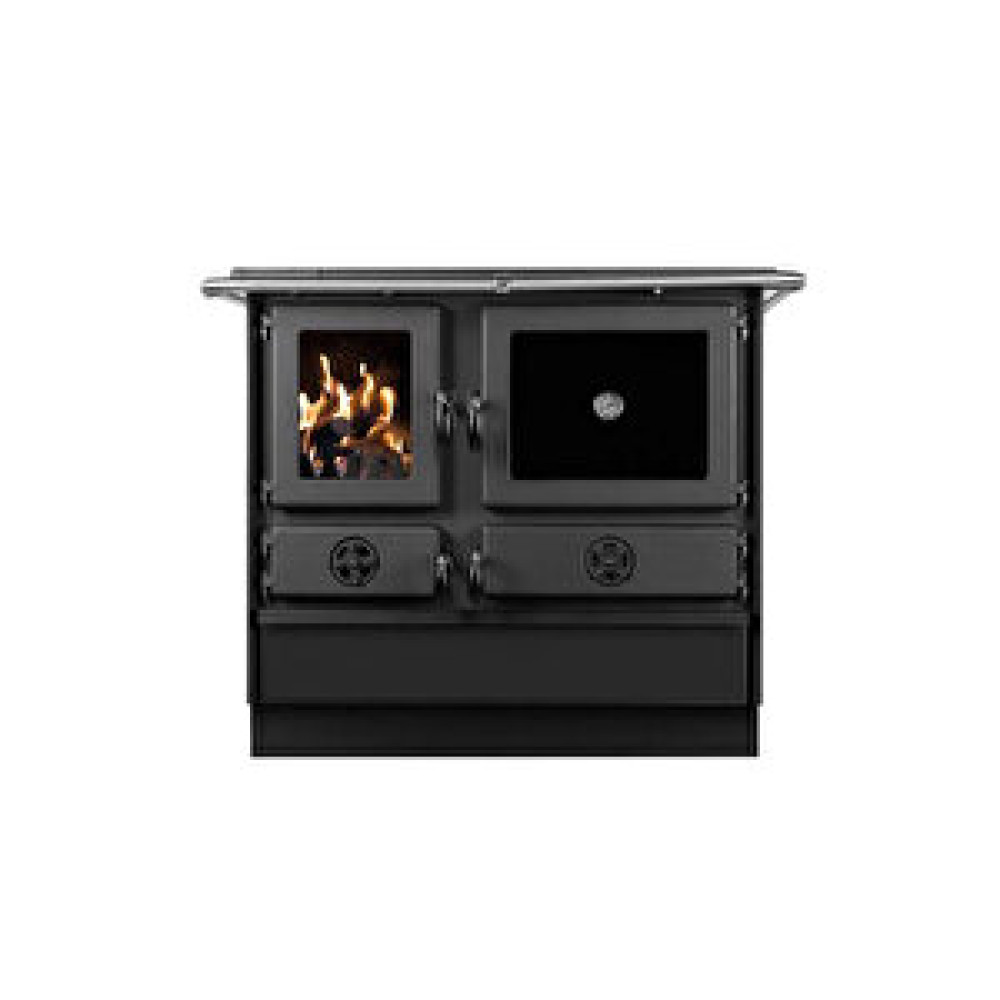 SOMINECO Magnum İthal Kuzine Soba 4d Siyah 9.5 Kw Left-sol 72199 Sobalar Fiyatı