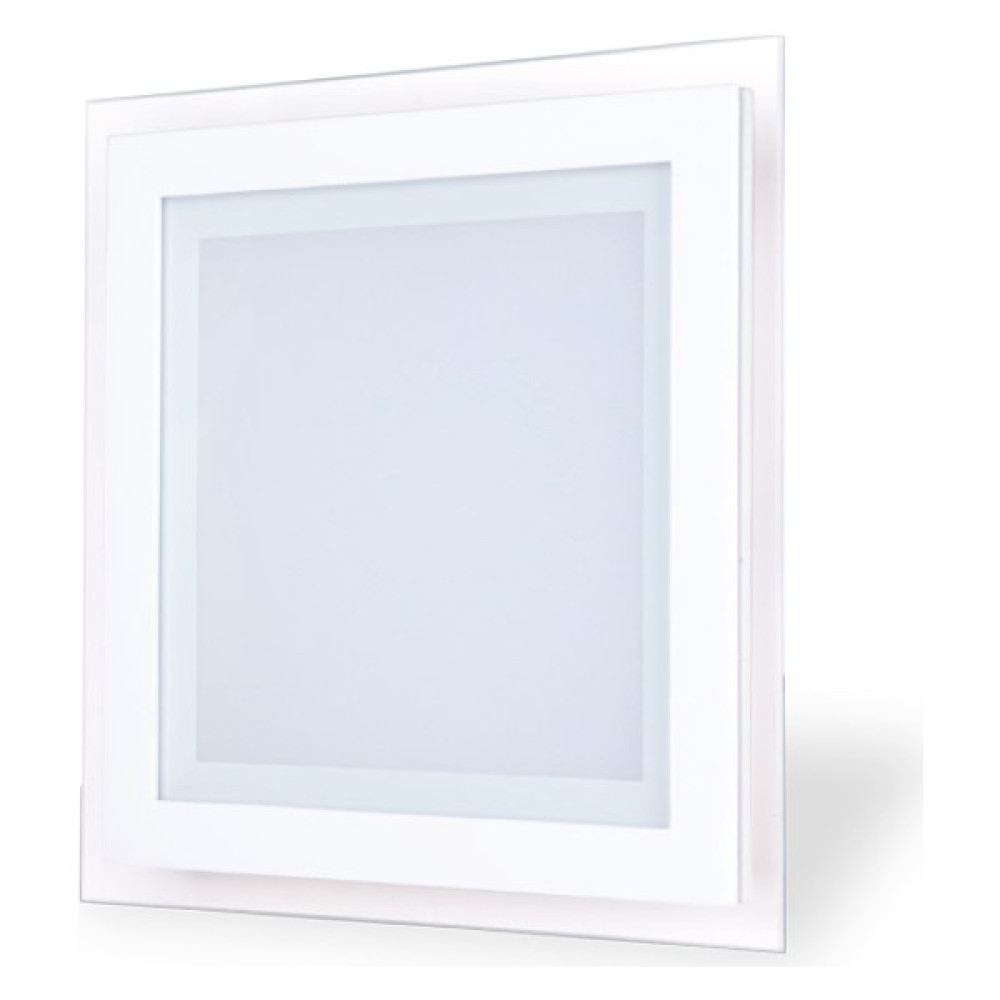 Somled 6 W 6500k 510lm Sıva Altı Camlı Led Panel Kare Beyaz Işık - 6500K - Beyaz Diğer Fiyatı
