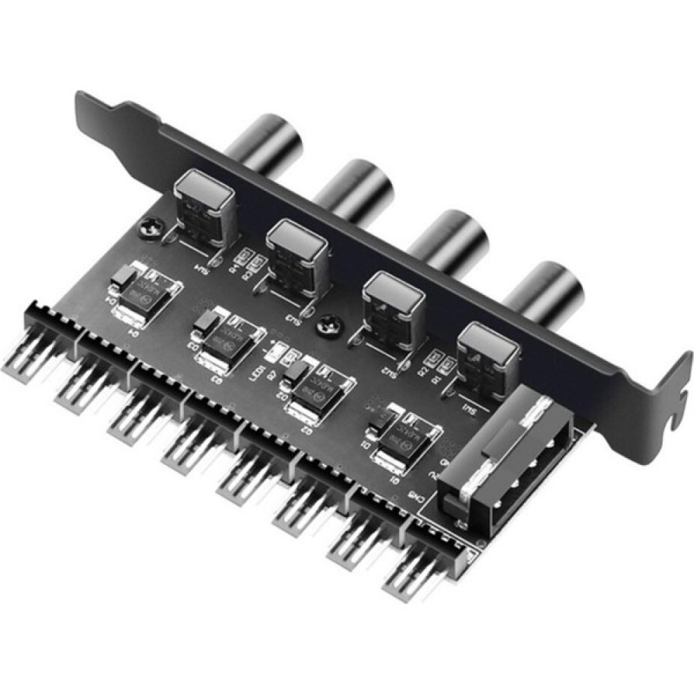 Somodz 4 Pin 3 Pin Bilgisayar Kasası Soğutma Fan Hub Pc Fan Hub Pc Kılıfı Şasi 4 Pin Arabirimi İçin (Yurtdışından)(Yurt Dışından) Network Aksesuarları Fiyatı