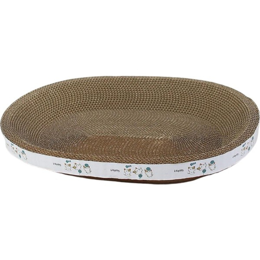 Somodz Karton Kedi Scratcher Kedi Scratcher Yatak Salon Kase Kanepe Nervürlü Tırmalama Pedi Oval Oyun 43 cm (Yurt Dışından) Evcil Hayvan Ürünleri Fiyatı