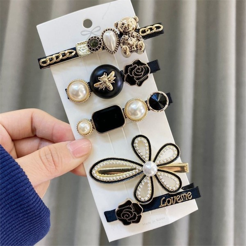 Somuch Yeni Trend Moda Tedy 5'lı Büyük Klips Çıtçıt Pens Toka Seti Toka, Taç & Saç Bandı Fiyatı