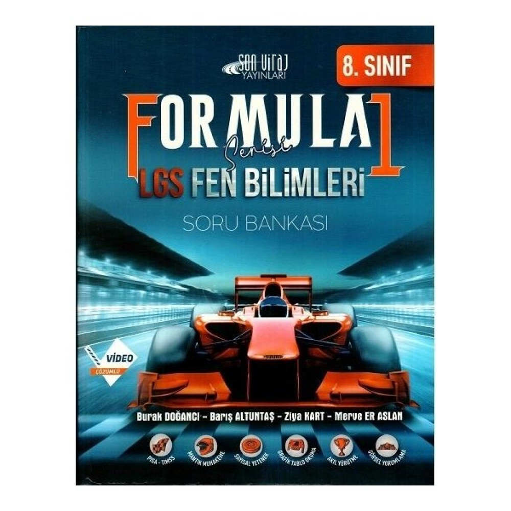 Son Viraj Yayınları 8. Sınıf LGS Fen Bilimleri Formula 1 Soru Bankası - Barış Altuntaş Ders Sınav Kitapları Fiyatı