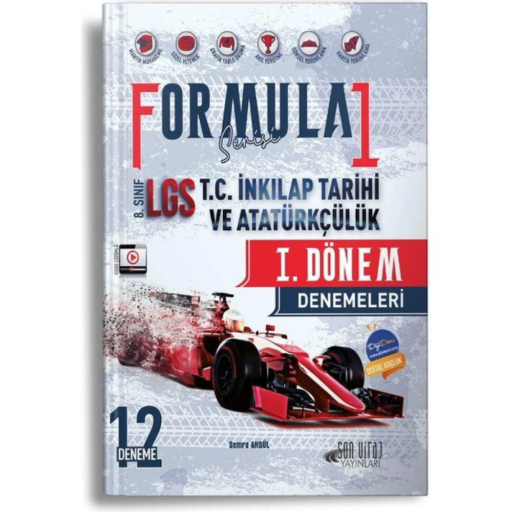 Son Viraj Yayınları 8. Sınıf LGS Fen Bilimleri Formula Serisi 1. Dönem 12 Denemeleri Özel Baskı Son Viraj Yayınları Kaynak Kitapları Fiyatı