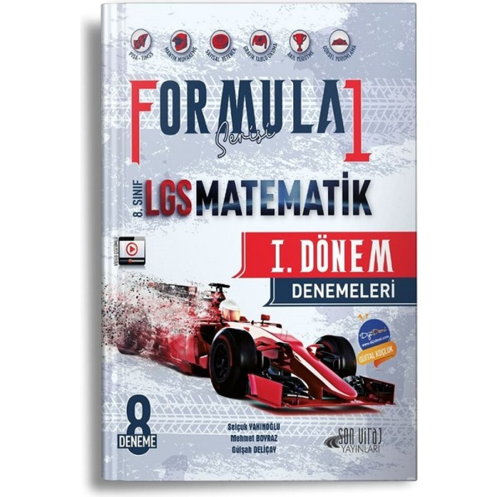 Son Viraj Yayınları 8. Sınıf Lgs Matematik Formula Serisi 1. Dönem 8 Denemeleri Özel Baskı Ders Sınav Kitapları Fiyatı