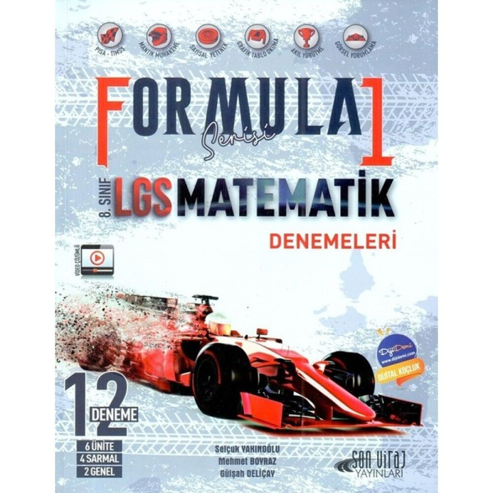 Son Viraj Yayınları 8. Sınıf Lgs Matematik Formula Serisi 12 Denemeleri Ders Sınav Kitapları Fiyatı
