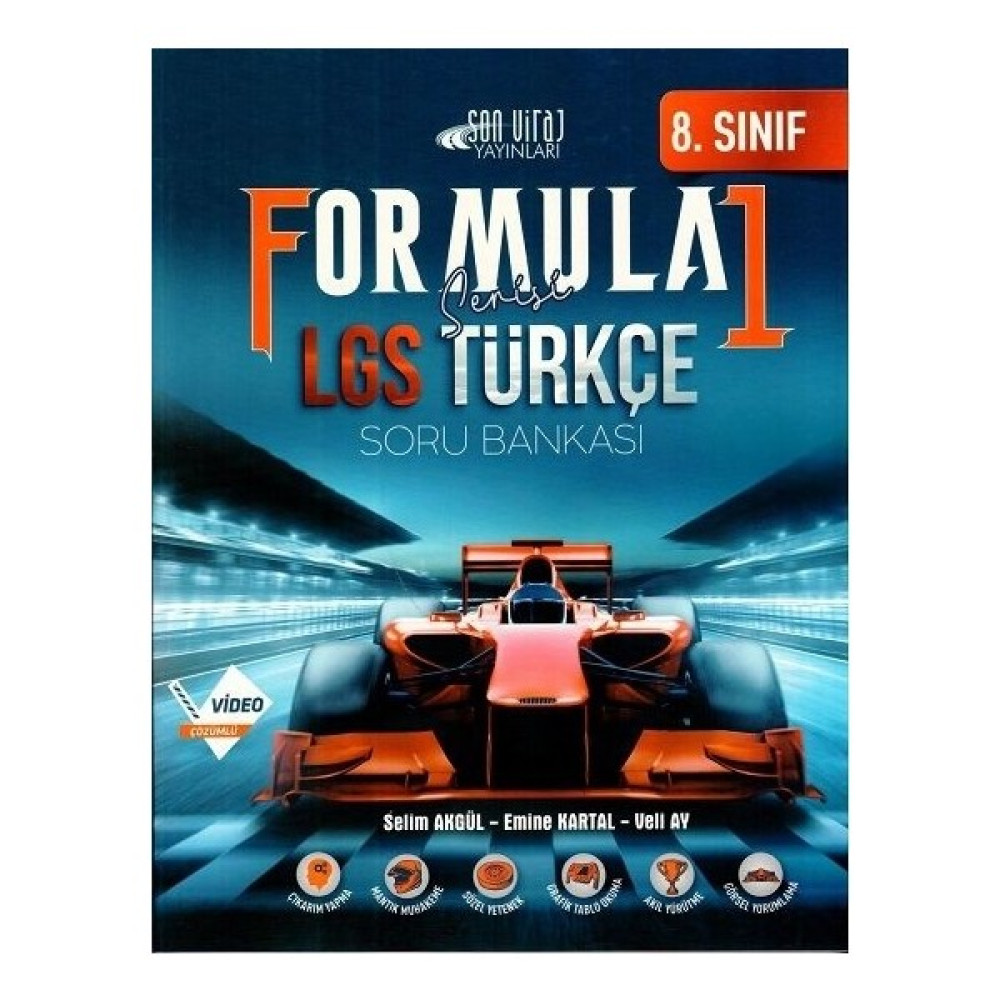 Son Viraj Yayınları 8. Sınıf LGS Türkçe Formula 1 Soru Bankası - Emine Kartal Ders Sınav Kitapları Fiyatı
