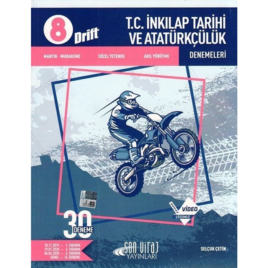 Son Viraj Yayınları 8. Sınıf T.C. İnkılap Tarihi ve Atatürkçülük 30 lu Deneme Drift Serisi - Selçuk Çetin Diğer Fiyatı
