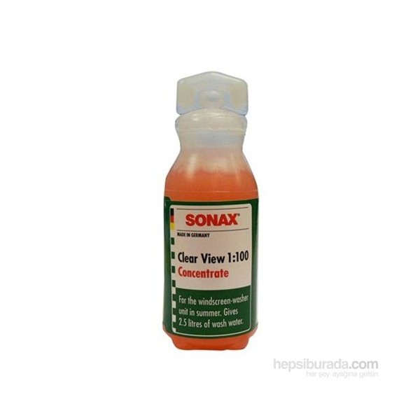 Sonax Konsantre Cam Suyu 1:100 25 ml Yüksek Temizleme Gücü ve Ferah Koku ile Araç Bakımı Diğer Fiyatı