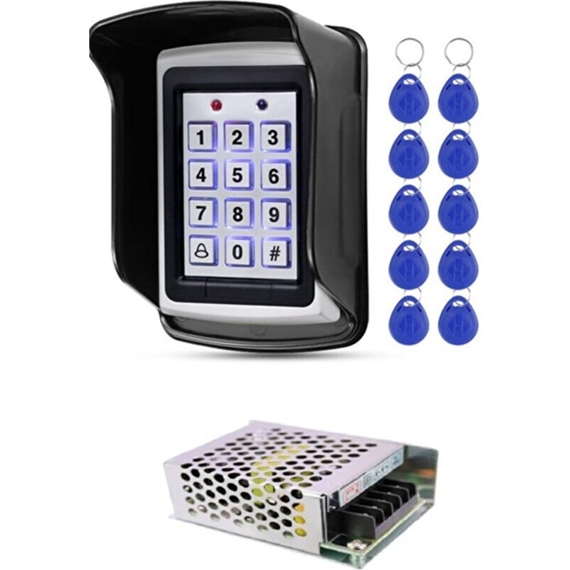 Sonex Koruyucu Kapaklı Metal RFID Şifreli Kapı Kilidi Sistemleri - Siyah Diğer Fiyatı