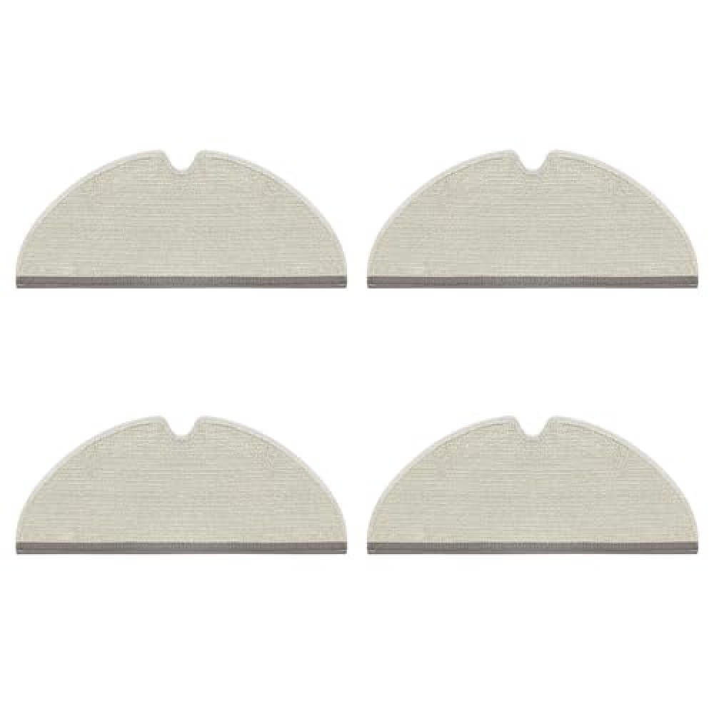 SONGRUI Replacement Spare Microfiber Mop Cloth Pad Compatible With Roborock Q7 Max, Q8 Max, Q5 Pro, S5 Max, E4, E5, S5, S6, S6 Pure, S6 MaxV, Q5, Q5 Pro+, Q7 And Q8 Max+ Vacuum Robots 4 Pcs Refill Kit