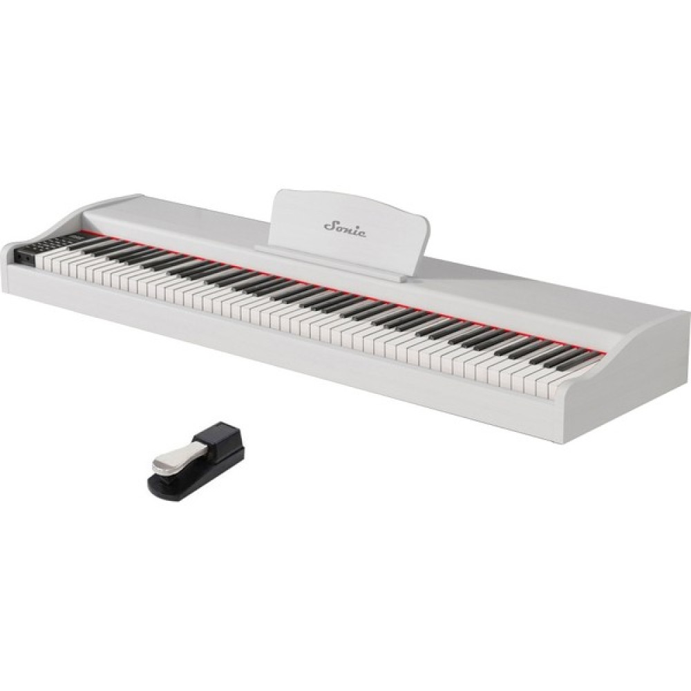 Sonic BL-170S Taşınabilir Piyano (Piyano Metodu Hediyeli) - Beyaz Dijital Piyanolar Fiyatı
