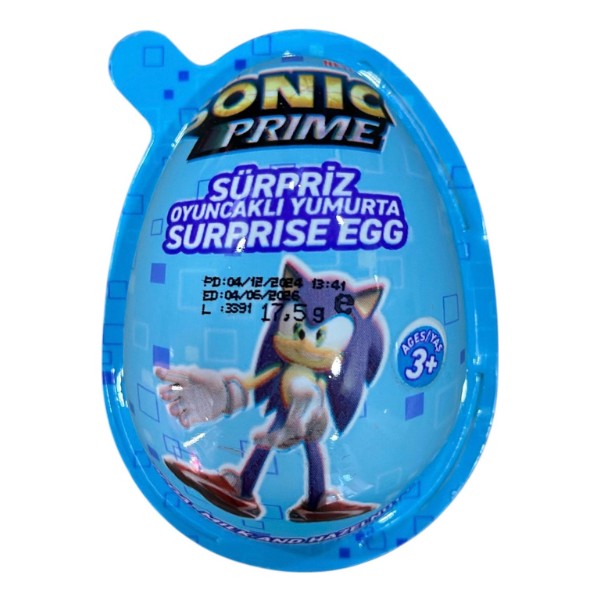 Sonic Prime Sürpriz Oyuncaklı Joy Yumurta 17,5gr - 1 Adet Anne Bebek Oyuncak Fiyatı