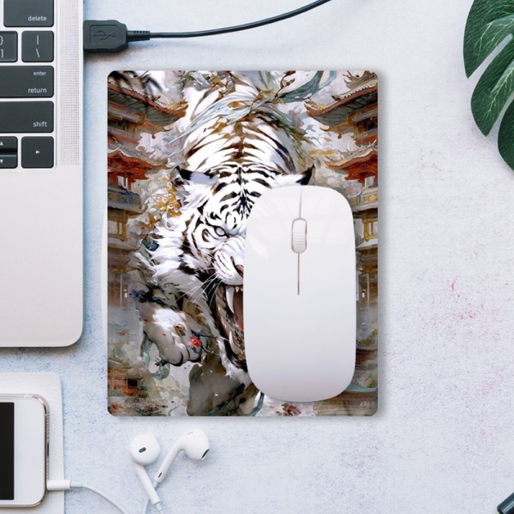 Sonictouch Çin Beyaz Kaplanı (White Tigger) Kaydırmaz Gaming Oyuncu Dikişsiz Mouse Pad/ped 17X21CM Mouse Pad Fiyatı
