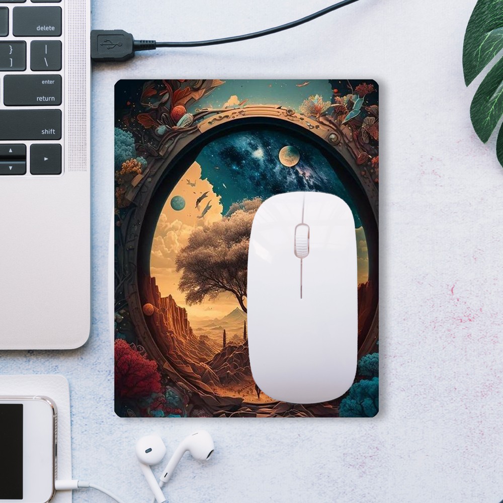Sonictouch Hinora Hayat Ağacı Kaydırmaz Gaming Oyuncu Dikişsiz Mavi Turuncu Mouse Pad/ped 17X21CM SSD / Solid State Drive Fiyatı
