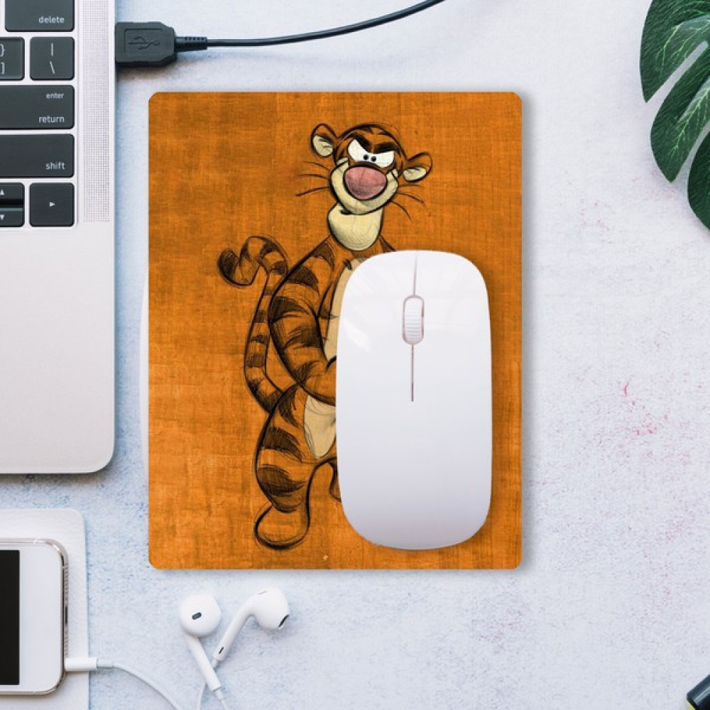 Sonictouch Kaplan Tigger Turuncu Renk Kaydırmaz Gaming Oyuncu Dikişsiz Mouse Pad/ped 17X21CM Mouse Pad Fiyatı