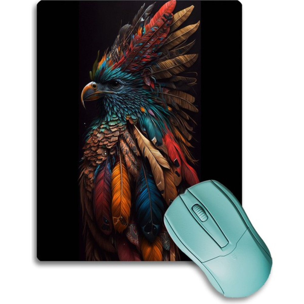 Sonictouch Kızılderili Kartal Temalı Kaydırmaz Gaming Oyuncu Dikişsiz Siyah Yeşil Mouse Pad/ped 17X21CM Mouse Pad Fiyatı