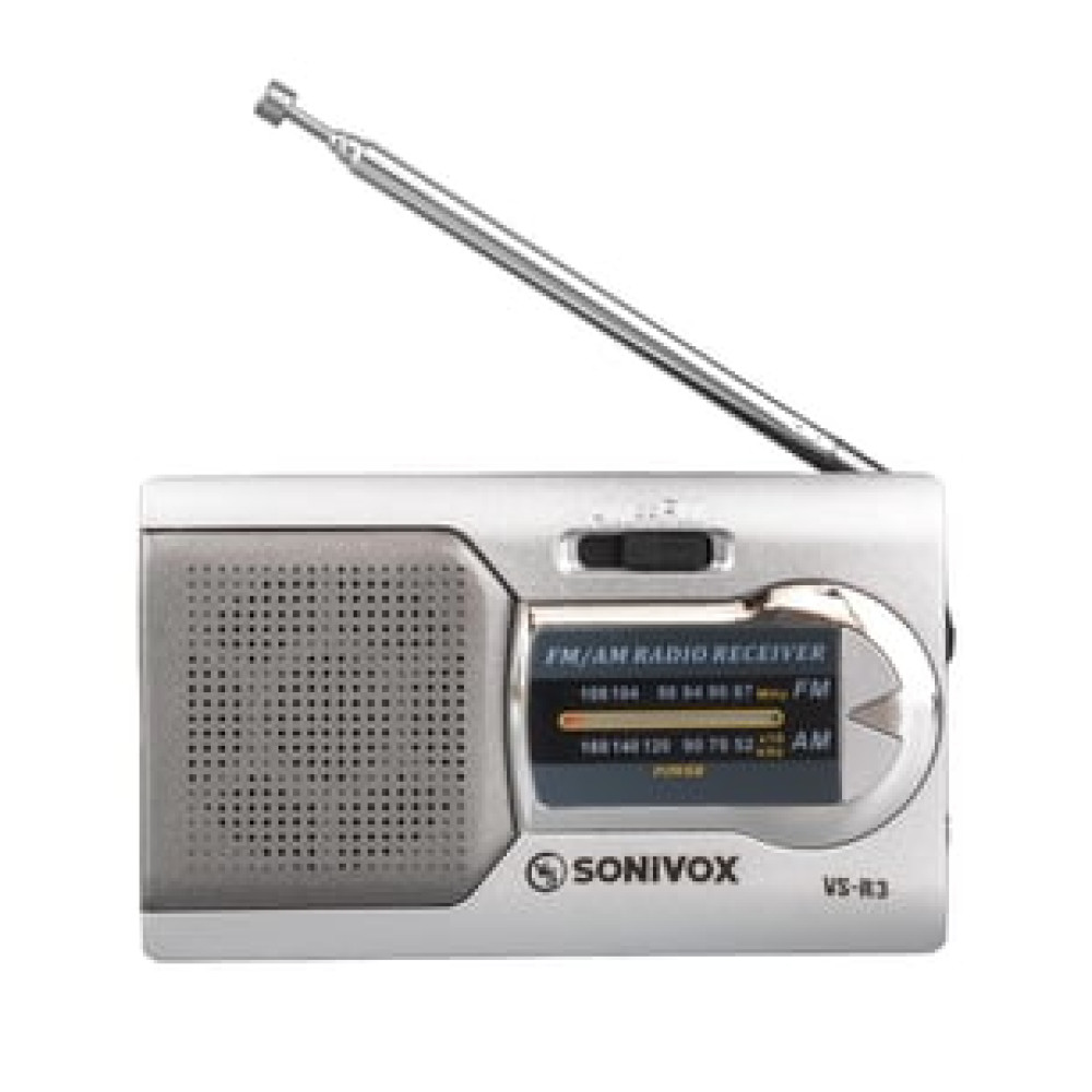 SONIVOX VS-R3 GÜMÜŞ RENK CEP TİPİ ANALOG FM RADYO MP3 Çalar & iPod Fiyatı