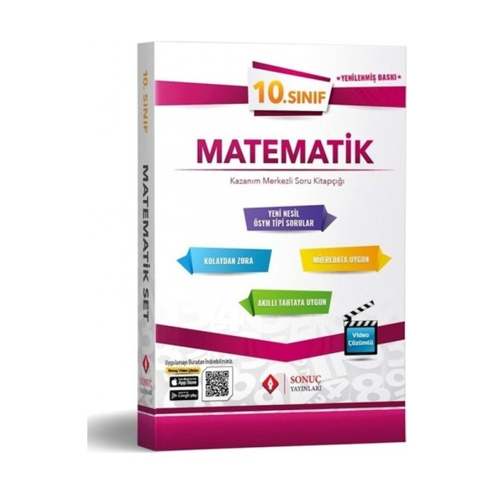 Sonuç Yayınları 10. Sınıf Matematik Seti Kaynak Kitapları Fiyatı