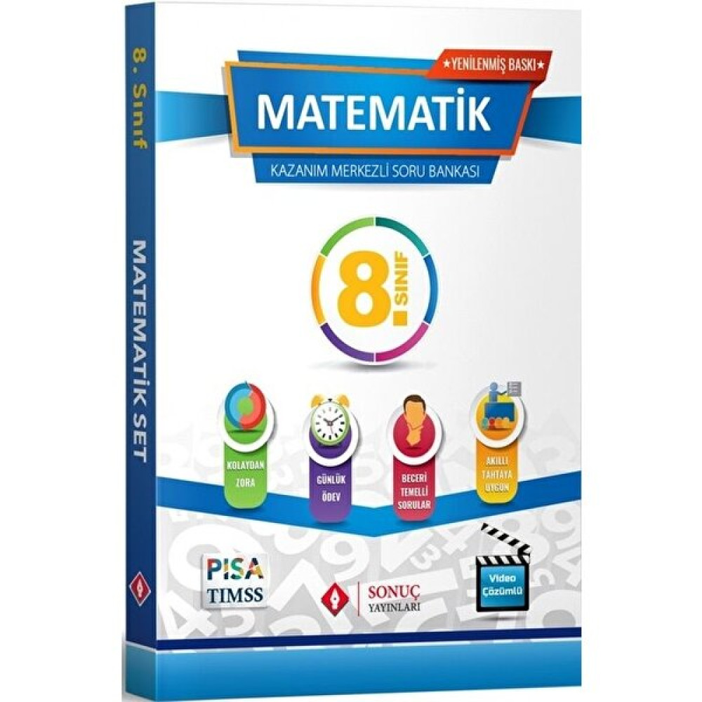 Sonuç Yayınları 8. Sınıf Matematik Kazanım Merkezli Soru Banakası Matematik Fiyatı