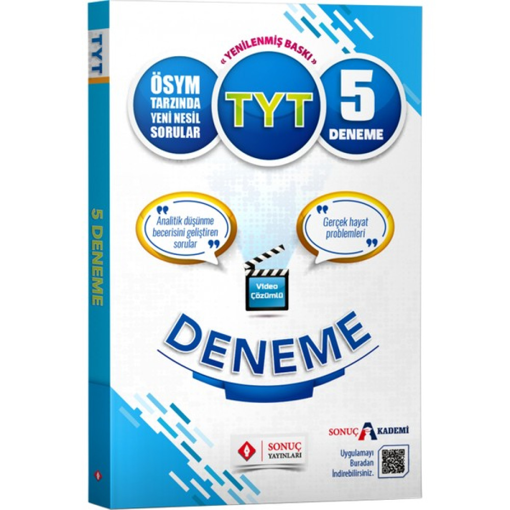 Sonuç Yayınları TYT Genel 5 Li Deneme Sonuç Akademi Öz Kaynak Kitapları Fiyatı