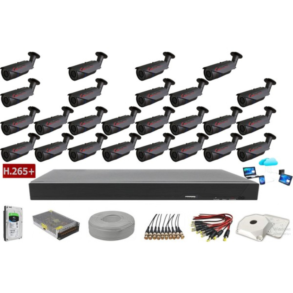 Sony 25'li 5mp Lens Ahd Full Paket Güvenlik Kamerası Oto Boyaları Fiyatı