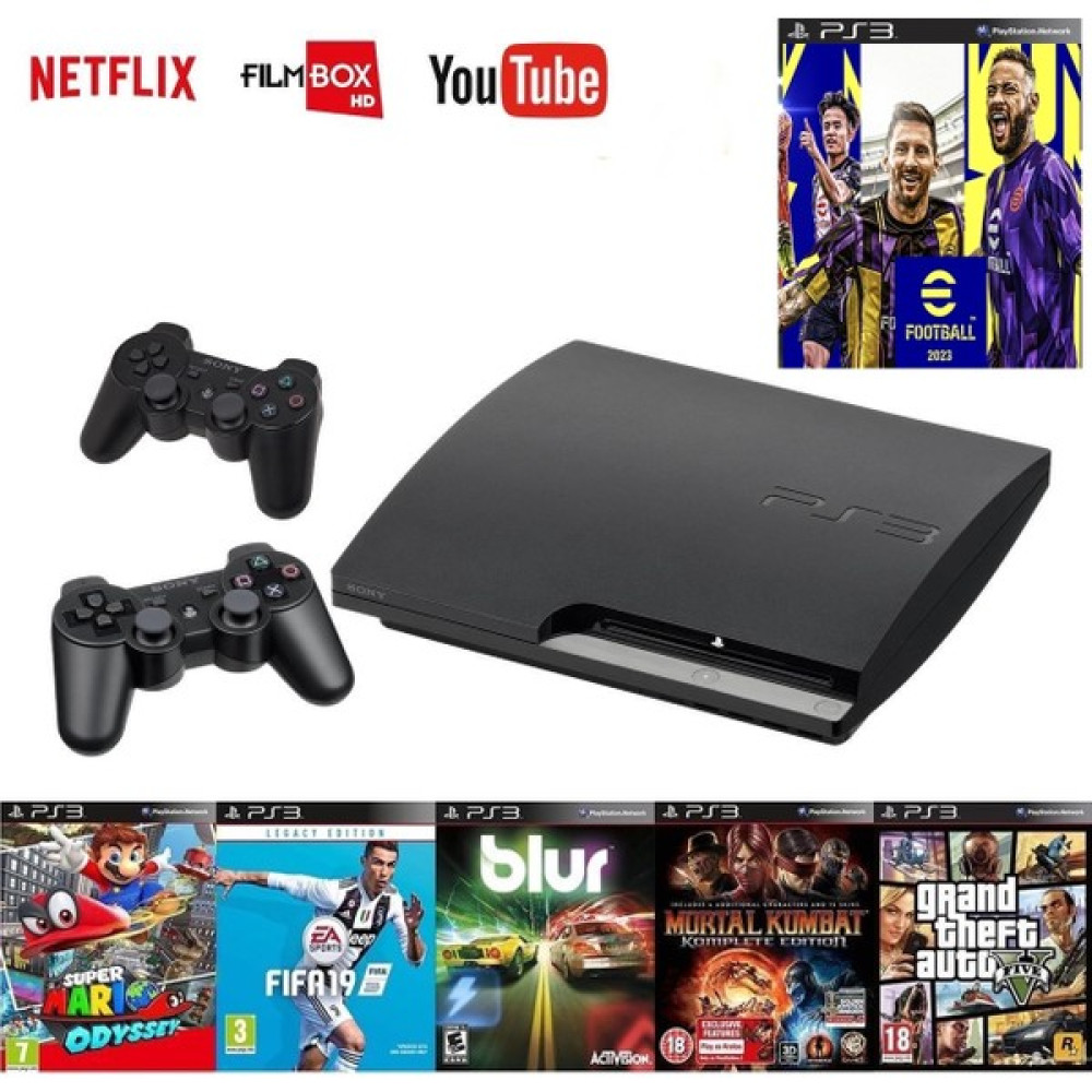 Sony 500GB Ps3 + 2 Adet Sıfır Gamepad + 100 Oyun Pes 23 Vb. Güncel Oyunlar PlayStation 2 - 3 Oyunları Fiyatı