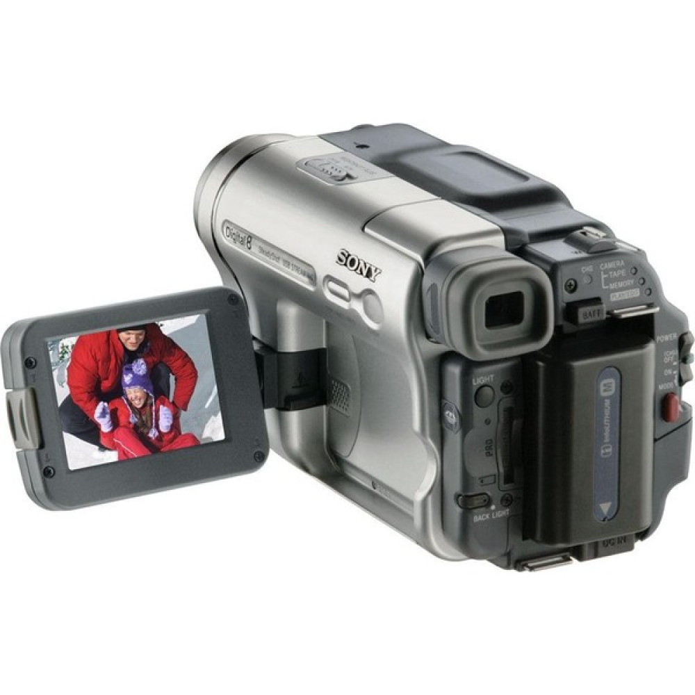 Sony DCR-TRV285E Digital 8 990X Zoom Video Kamera Nostalji Batarya Sorunlu - Gri Dijital Video Kameralar Fiyatı